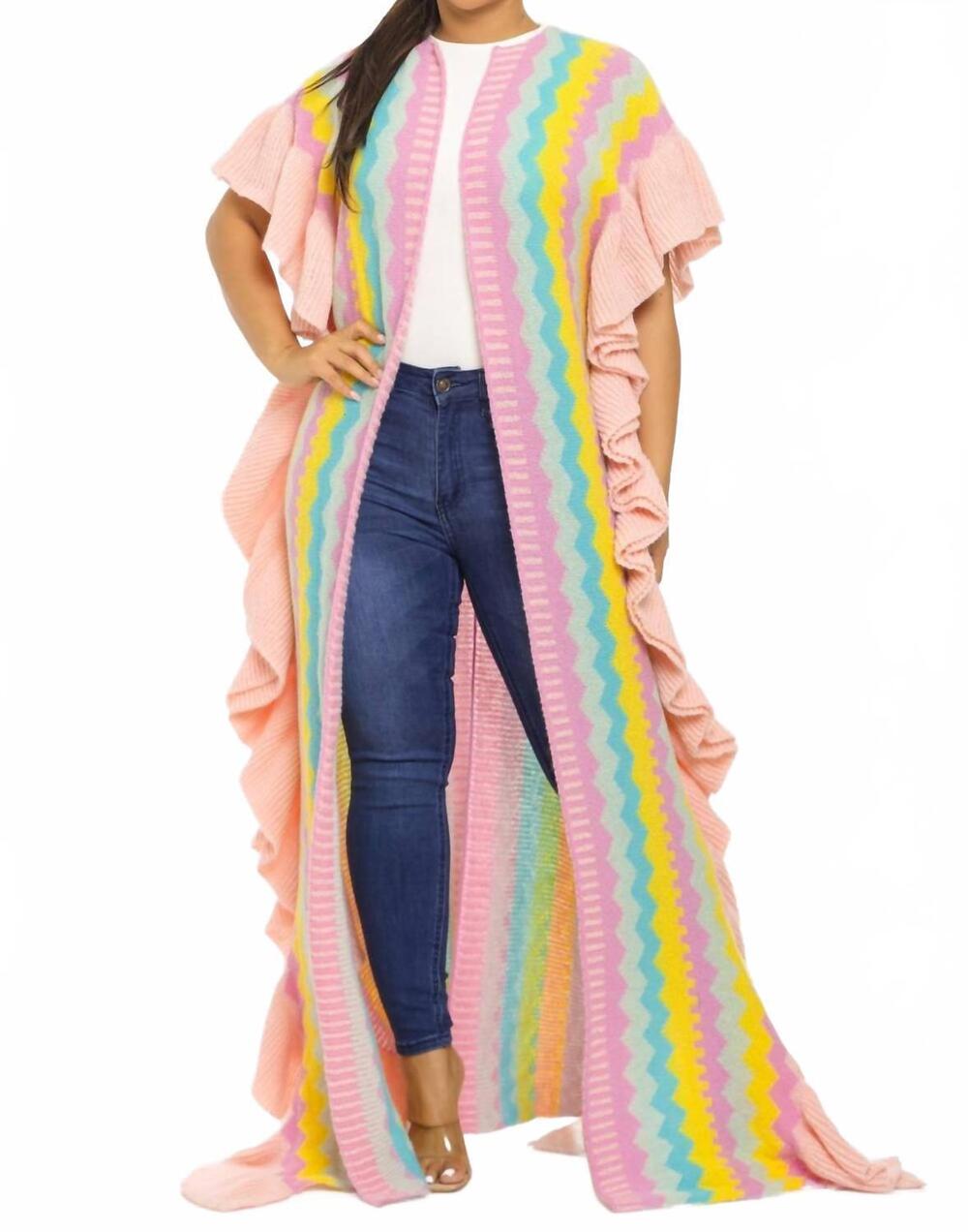NEW K TOO open cardigan in pink